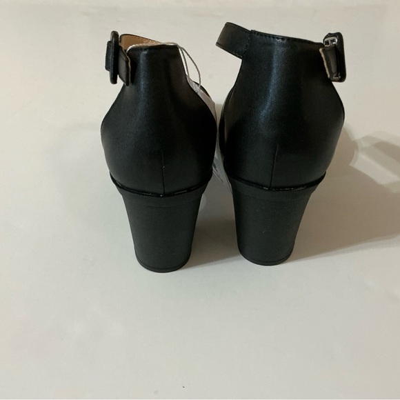 Dadawen Chic Black Women's Heels Size 7 - Picture 4 of 8